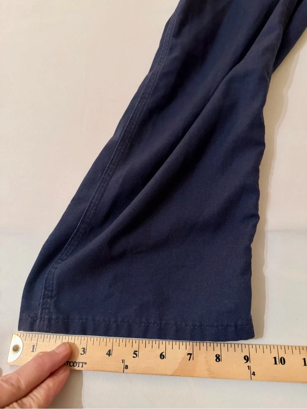 Carhartt Men's Work Pants Blue Size 42x32 Relaxed Fit RN#51374 Dungarees